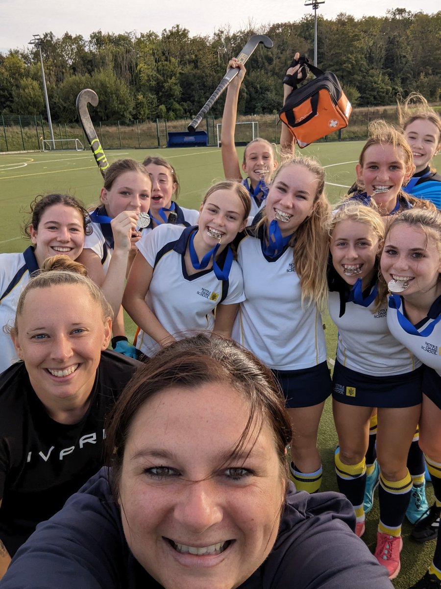 U15s 2nd place at the Hockey Tournament today!!! Fantastic effort and team spirit throughout the day! Congratulations team! <a href="/NotreDameCobham/">Notre Dame School UK</a>