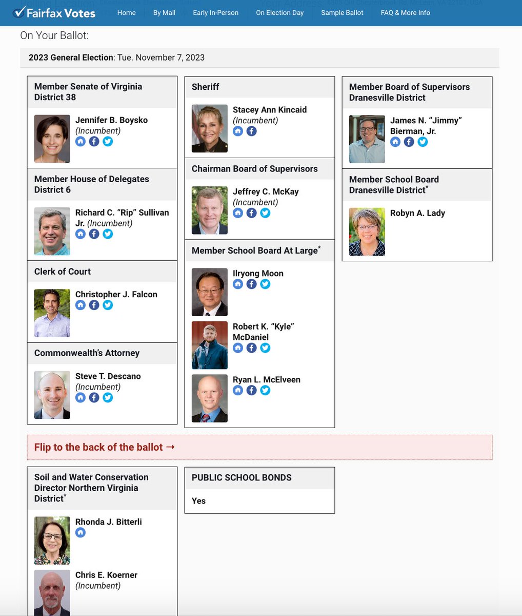 Check out your sample ballot today! All you need is to go to fairfaxvotes.org then input your address and you will see something similar: