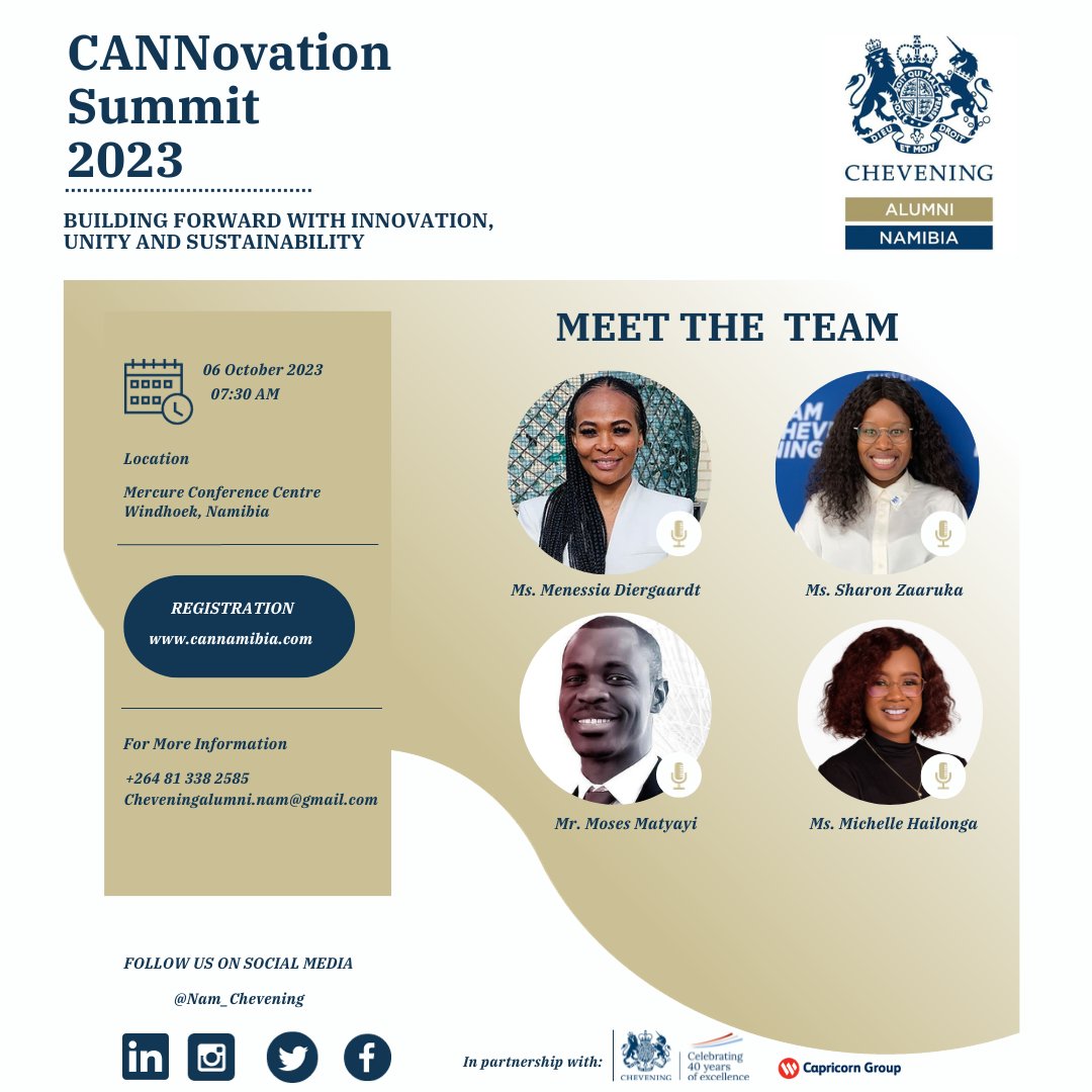 Nam_Chevening's tweet photo. The #CANNovationSummit2023 was a huge success! Kudos to the Organising Team for planning a fantastic event focused on "Building Forward with Innovation, Unity and Sustainability." 

Details on the Team: https://t.co/jf1zd5m61E  #CANNovationSummit2023 #CheveningAlumni . https://t.co/6OF27nQQro