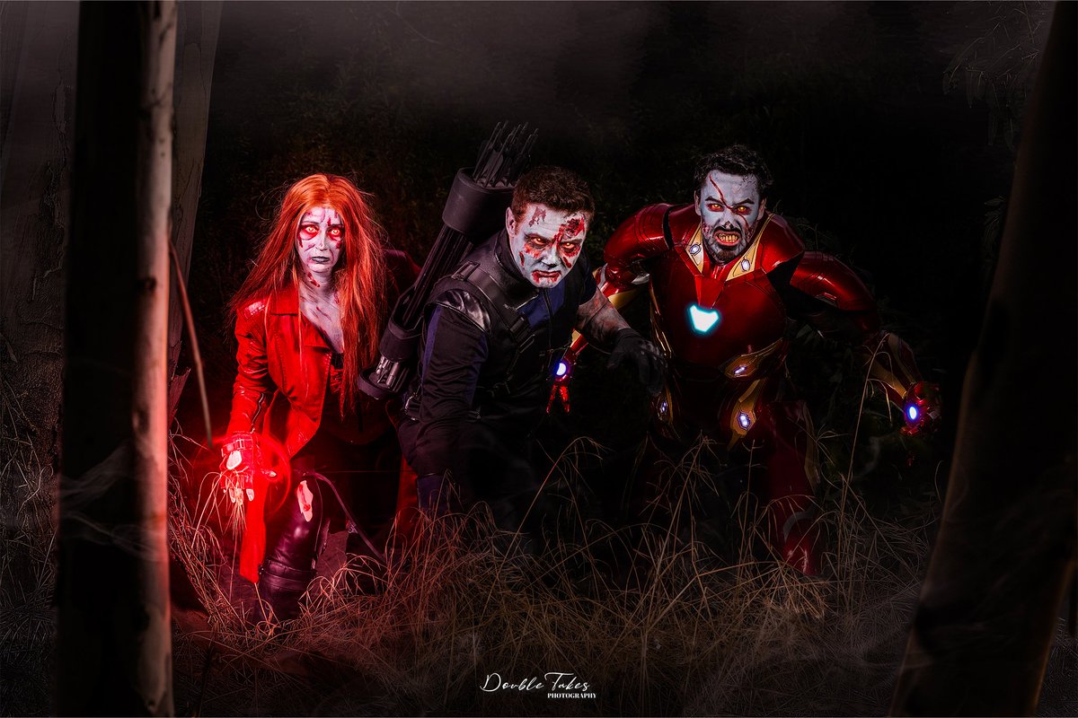Doubletakecos's tweet photo. Of corpse Iβm with my crew.ππ€’πΏ
#IronMan #ironmancosplay #tonystark #tonystarkcosplay @robertdowneyjr
#zombies #horror #Avengers #Marvel @jeremyrenner #MarvelStudios #armor #Avengers #ScarletWitch #Photography #Cosplay #WandaMaximoff #DoubleTakes #Artist #DoubleTakeCosplay https://t.co/GsnaqfWRrG