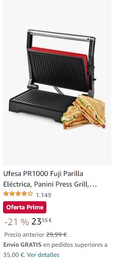 Prepara tu sándwiches en esta parrilla por menos de 25€   amzn.to/45laZIV