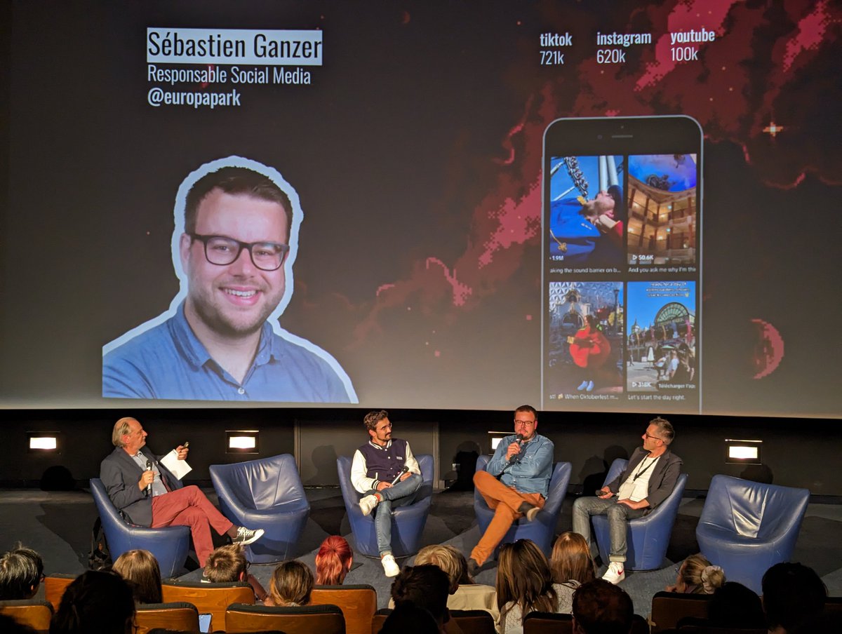 SxbGG's tweet image. Et pour finir sur @EuropaParkFR, je le disais, la communication du parc est animée par une équipe de 12 personnes, gérée par notre ami @SebGanzer 🫶 et tout ce beau monde anime pas moins d&apos;une cinquantaine de comptes dans différentes langues.

Comme ça ne suffisait pas, le parc a…