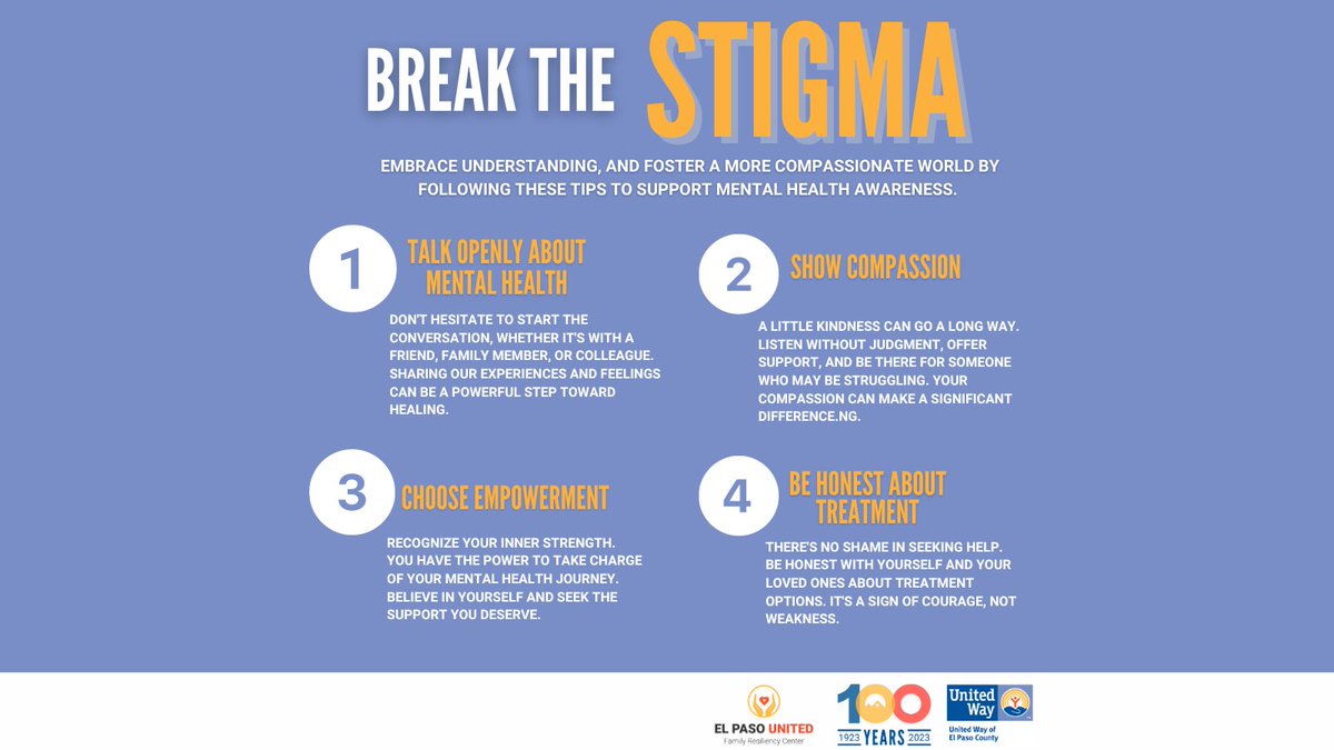 On #WorldMentalHealthDay let's unite to affirm that mental health is a universal human right! Stigma may make it seem unattainable but we can change that. Join us in advocating for a world where mental health is treated with the same importance as physical health. #BreakTheStigma