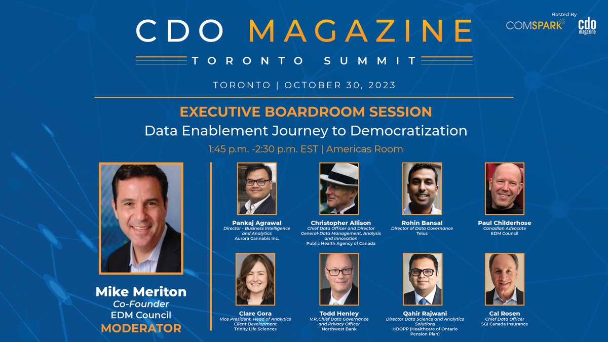 Get ready for engaging discussions &amp; invaluable takeaways in the heart of Toronto! 
Featuring this week’s stellar lineup of panelists✨

🔗Don’t miss out | Secure your spot today: hubs.ly/Q024-_ts0