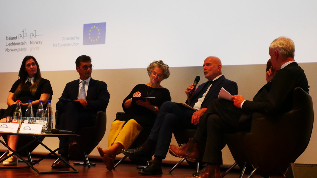 ennhri's tweet photo. .@ForstMichel, UN Special Rapporteur on Environmental Defenders, responded first in #TENNHRI panel two.
He stressed that environmental defenders must be empowered in their right to protection. NHRIs have a key role in doing so, particularly as repression of defenders increases. https://t.co/I45poFgXbI