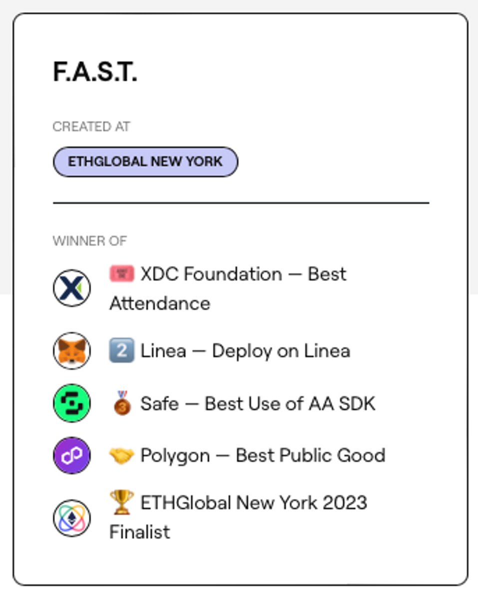 Team's achievement in @ETHGlobal. Shout out to @SwineCoder @AdityaDargan @damodarbihani.