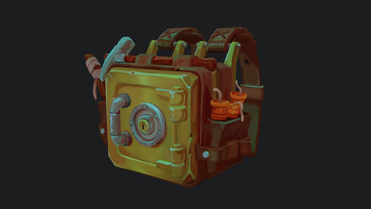 Happy #PortfolioDay! 🐸
I am Sao My, a junior 3d environment artist who loves to do handpaint!

💼: artstation.com/ascended_sao
💌: sao-my.morel@hotmail.com

 #GameArt #3Dartist #Handpaint #EnvironmentArt