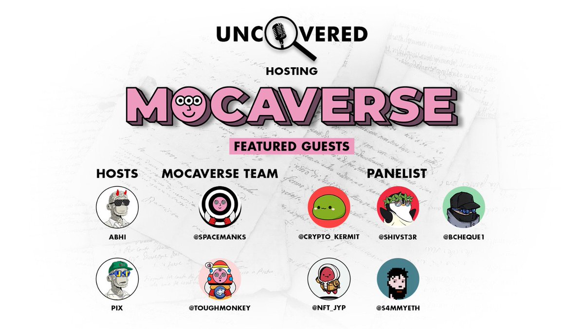 PixBuilds's tweet photo. Join me tomorrow on my first-ever Spaces!

We'll dive into the building in WEB3 with @MocaverseNFT and the best thought leaders.

Set your reminders now! 👇 https://t.co/wcJAbwxICs