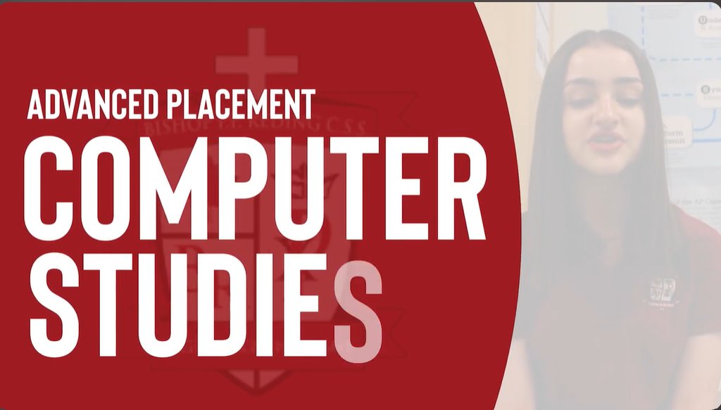 AP Computer Studies familiarizes Ss w/ concepts &amp; tools of computer science. You'll do hands-on work to design, write and test computer programs that solve problems or accomplish tasks.

Learn more on Oct 24th at our AP Night and from our students: youtu.be/J2K4oWPP3LI