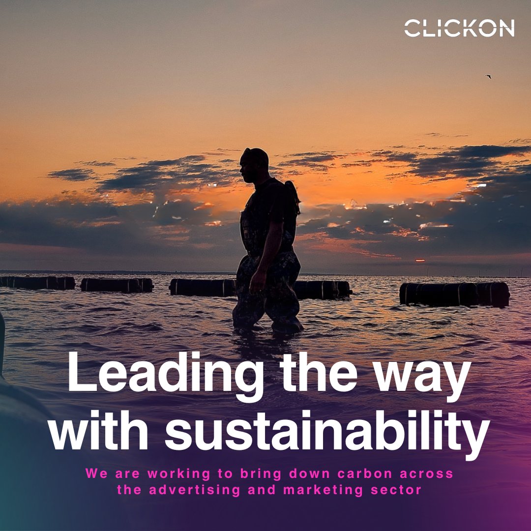 weareCLICKON's tweet photo. At CLICKON we’re revolutionizing the digital content development and creative production space. As industry partners of AdGreen and Green The Bid, we’re working in unison to bring down carbon across the advertising and marketing sector with bold new ways of working. https://t.co/MgkP4WmNVz