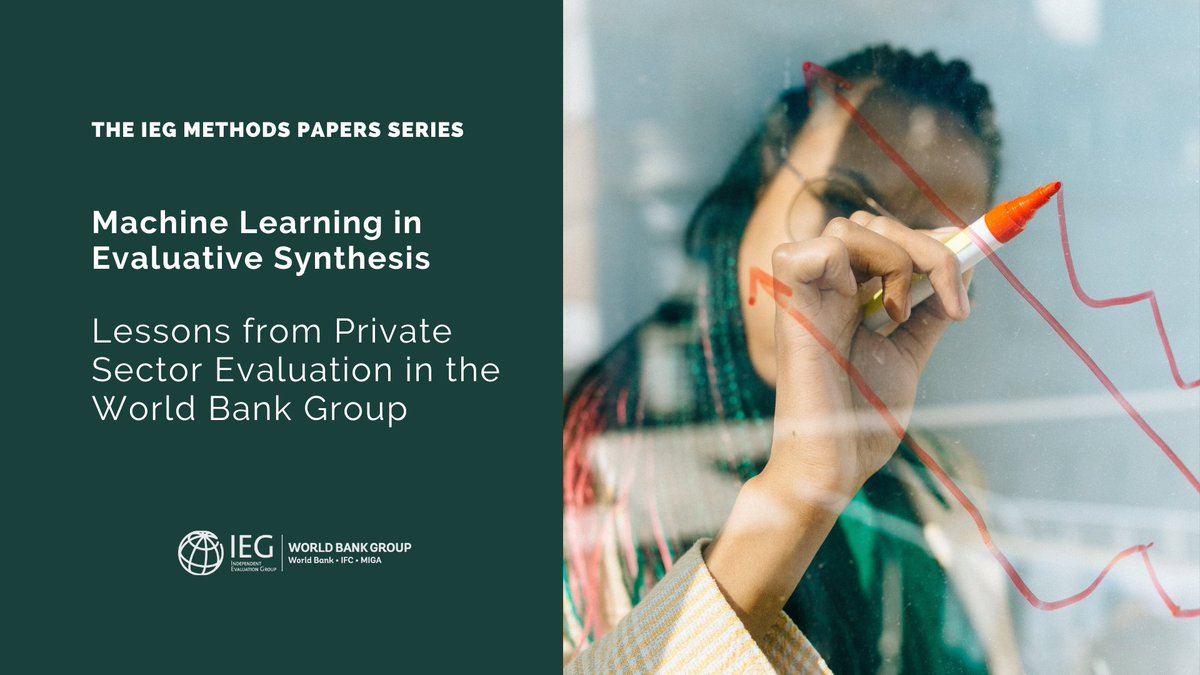 WorldBank_IEG's tweet photo. How can #MachineLearning techniques assist evaluators in analyzing large amounts of data towards answering key #evaluation questions?
Find out: https://t.co/UKjcw5q6Rf #MethodsPaper https://t.co/y5jHt2vor2