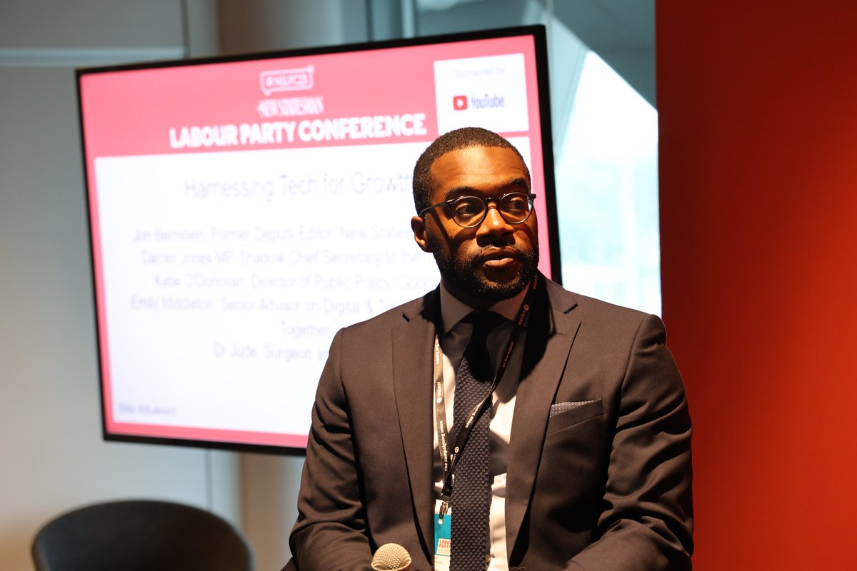 drjude__'s tweet photo. I'm humbled to have had the opportunity to speak on a Panel at the Labour Party conference in Liverpool. I spoke on strategies for innovation. Saving our NHS is dependent on finding new ways of working. I also had the pleasure of interviewing Wes Streeting Shadow Health Secretary https://t.co/Rc528lENWG