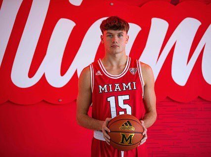 TheRyderCate's tweet photo. Thank you @CoachSteeleMU @KhristianSmith_ and the rest of the Miami University staff for having me on a visit last weekend. Great day!🔴🦅 https://t.co/JpdBHnUQEi