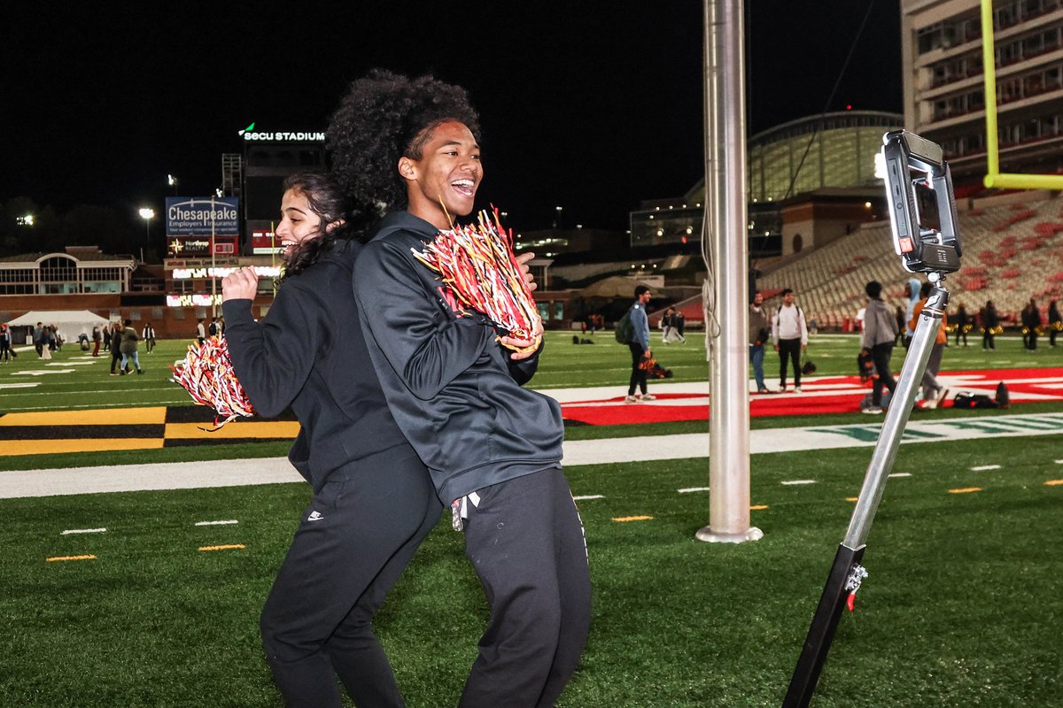 UofMaryland's tweet photo. Tonight's the night! One lucky Terp will have the opportunity of a lifetime: Kick a 35-yard field goal to win the @secuMD Kick for Cash $10,000 Field Goal Challenge!
Join us at #UMDHomecoming's Tuesday Night Lights: https://t.co/gSEbnblOep | #secukindness https://t.co/i28nsWJMyA
