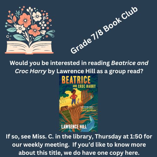 RDHS_Library's tweet image. Elementary book club! Miss. Charbonneau would like your opinion on this option of doing a group book club read this fall. See you Thursday at 1:50 to discuss your current reads and this great title! @RDHS_Library @lkdsblibraries