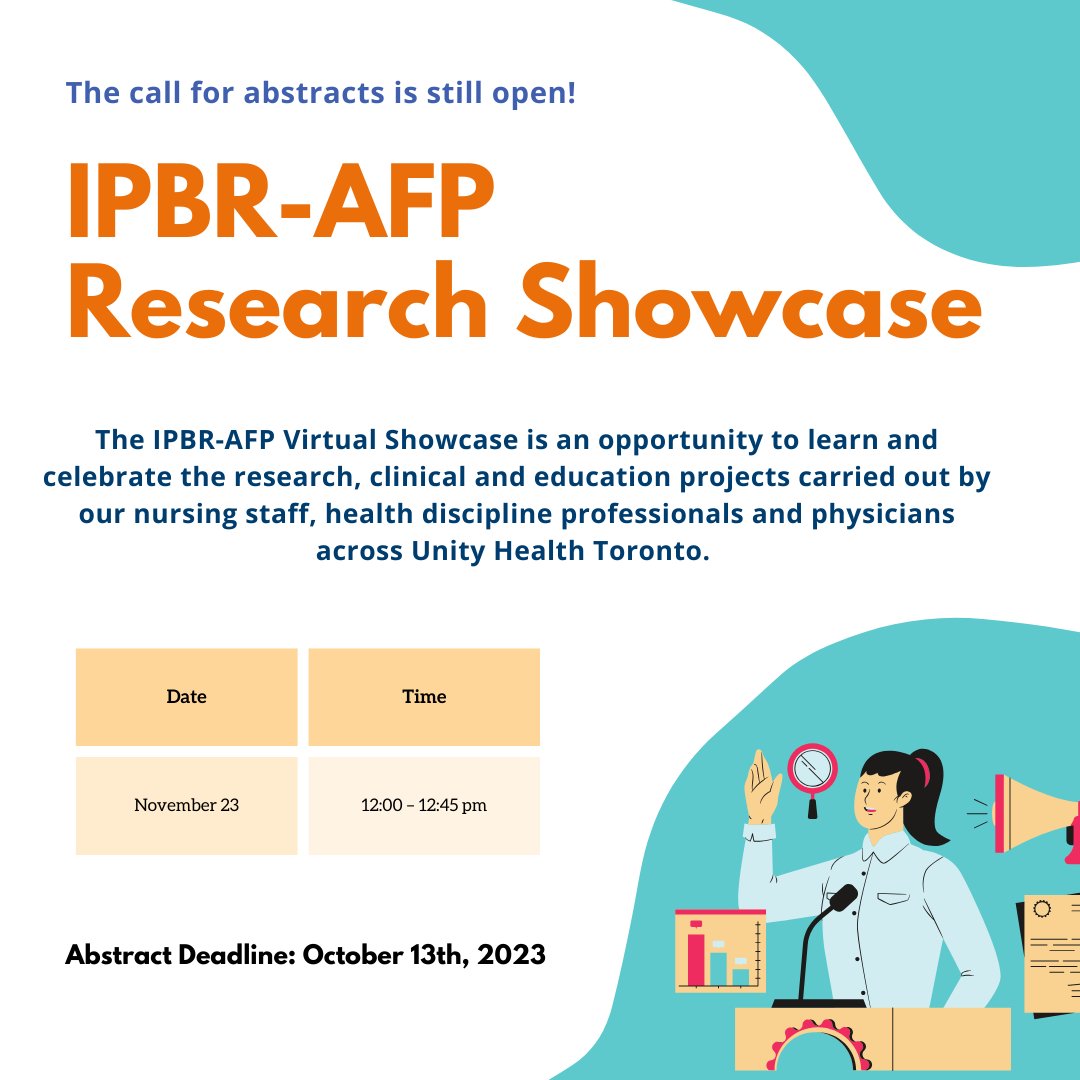Last chance to submit an abstract for our upcoming IPBR-AFP Research Showcase!
