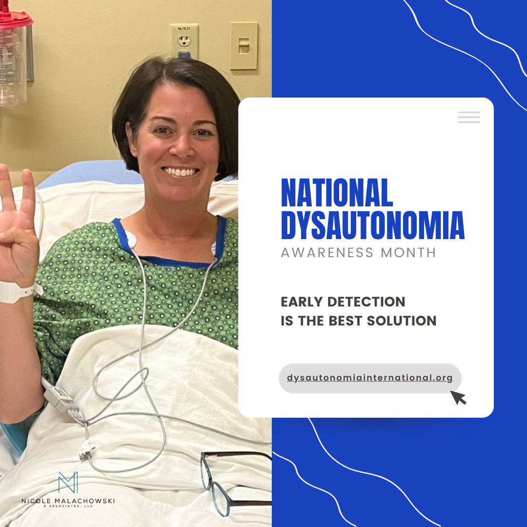 RealMalachowski's tweet photo. October is National Dysautonomia Awareness Month, focused on disorders impacting the body's autonomic nervous system which controls functions like heart rate &amp; breathing. Dysautonomia International reports that 70 million+ people worldwide have dysautonomia, many from tick bites. https://t.co/yR0EjF7943