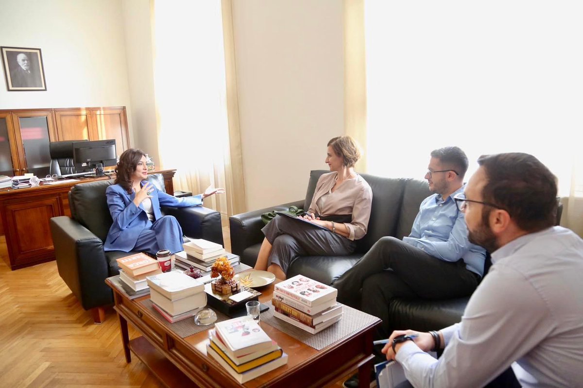 anakadov's tweet photo. 1/2 We @NDI 🇦🇱 had an insightful discussion w/Minister 4 Relation w/Parliament @elisaspiropali on achievements of @SwissDevCoop #PACEP project, importance of evidence-based research to support MPs @KuvendiSH, advancing parl. oversight & anti-corruption agenda. @NEDemocracy https://t.co/37ouH0LP3e