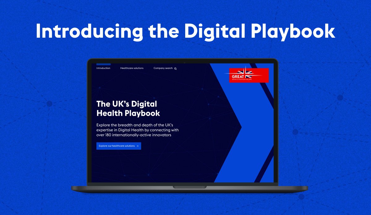 📣 News alert! We are thrilled to be part of the @biztradegovuk new and improved #DigitalHealth Playbook! 🎉🔍 Search the UK’s Digital Health Playbook now to find the right expert for your business needs! 💻 👉 lnkd.in/eGMzXwRc #UKInnovators #Exporters #BusinessExpansion