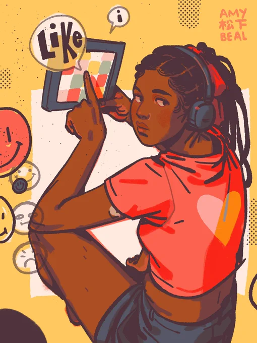 Hi! I'm Amy Matsushita-Beal, and I'm a freelance illustrator based in Tokyo #PortfolioDay  