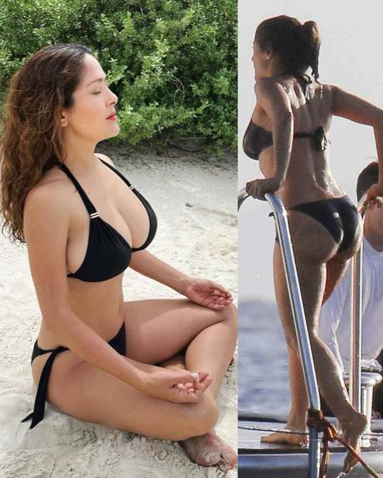 double_d_xXx's tweet photo. Salma Hayek front and back https://t.co/z6PUdU8JYy