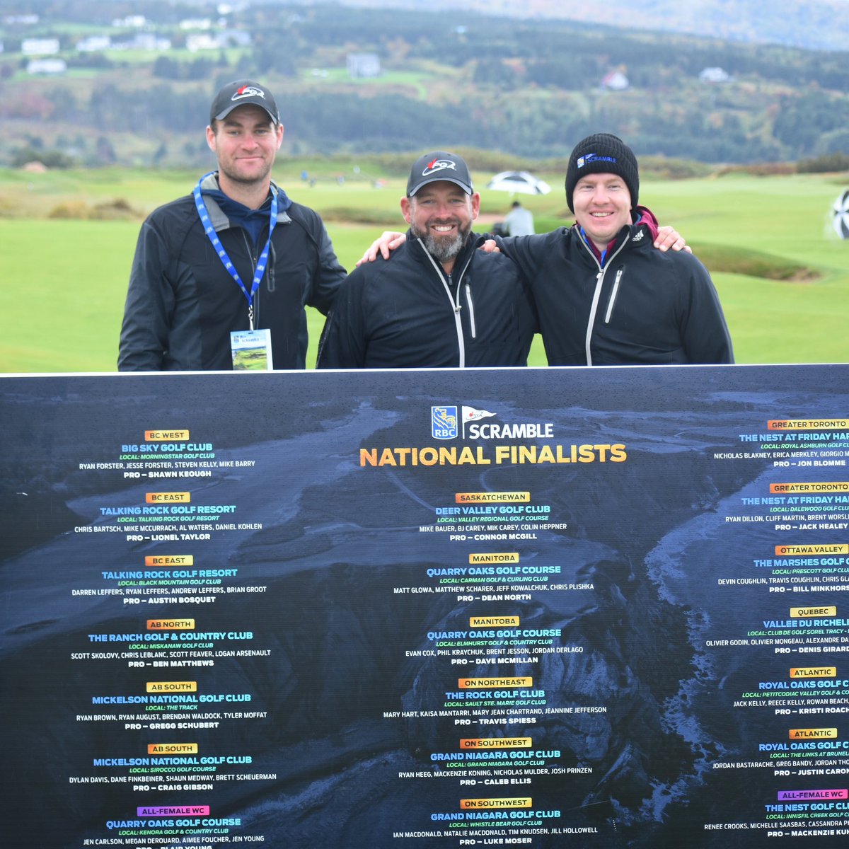 Huge shoutout to our <a href="/RBCPGAScramble/">RBC PGA Scramble presented by BMW</a> Operations staff, Wayne MacPhee, Matt Mueller and Ryan Kennedy. 

On site before the sun rises and after it sets, they put in the hours and are the reason the RBC PGA Scramble is the largest (and best) nation-wide amateur golf event.
