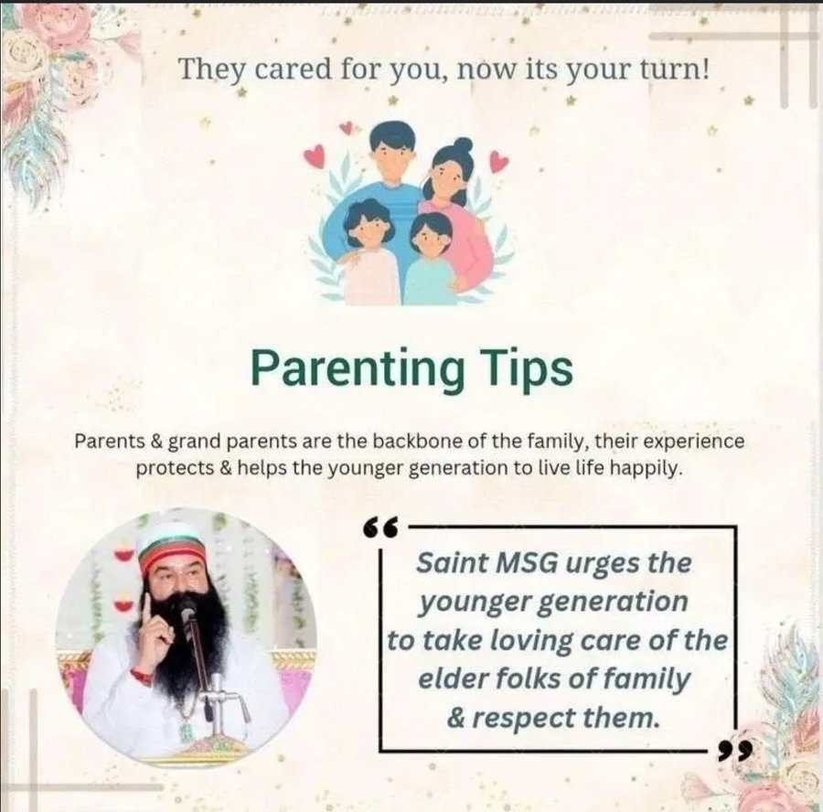 In our hectic schedule, Saint Gurmeet Ram Rahim Ji gives parenting tips that how parents can get involved in their children's life. Guru ji guides that if parents do some activities with their children then they will become more active. #ParentingCoach