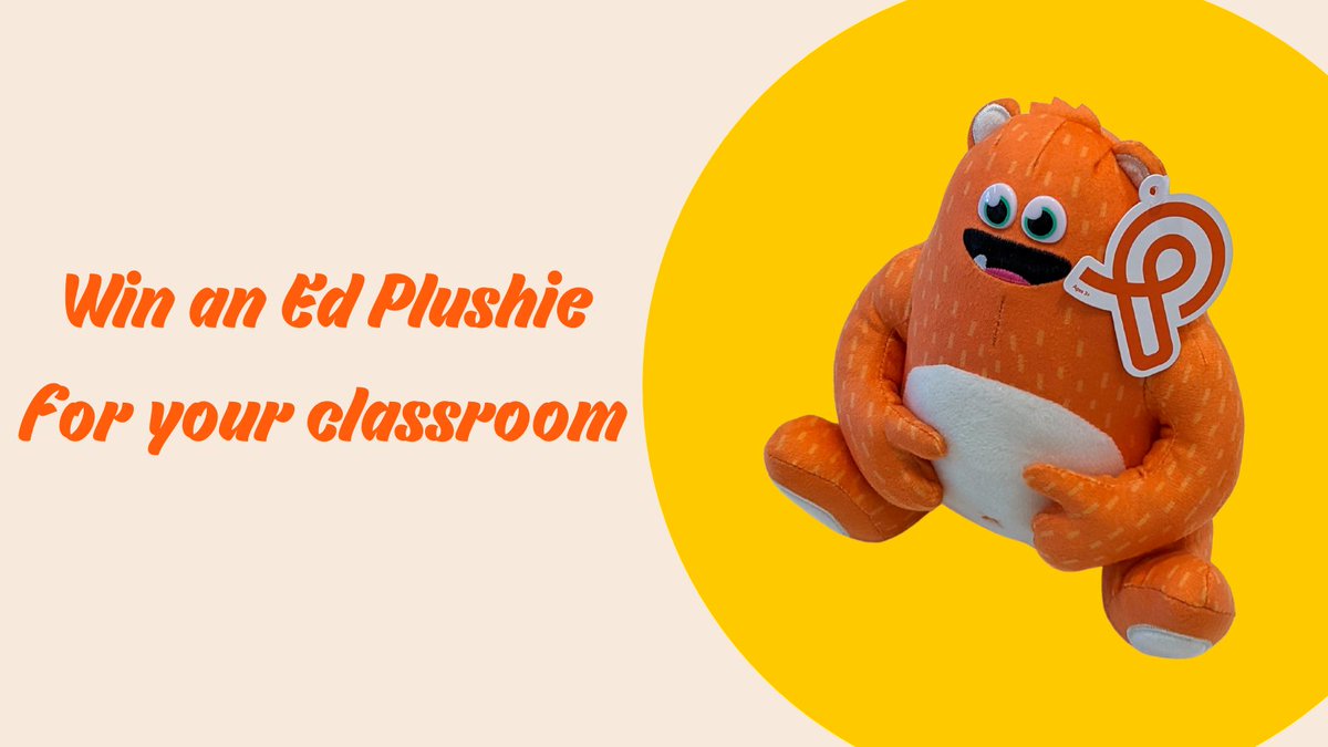 #TeacherTwitter our recent giveaway winners have been loving their Ed Plushies for the classroom, so we want to gift 5 more #teachers an Ed Plushie! Just make sure you're following us and retweet this post to be entered into our draw! We'll announce the winners tomorrow 🤩