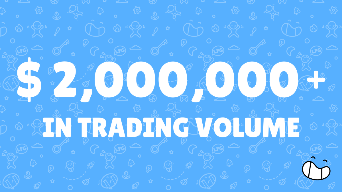 $2,000,000+ VOLUME 

#SocialFi has just started on <a href="/solana/">Solana</a> ◡̈