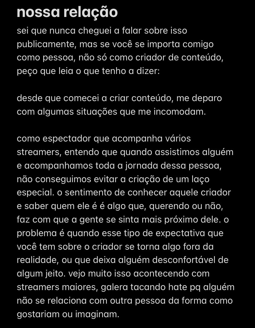 ggtonho's tweet photo. se além do meu conteúdo você também se importa comigo e com a nossa comunidade, leia isso.

sobre relações parassociais e a importância de levantarmos essa discussão 🤍 https://t.co/yHC36oLxkz