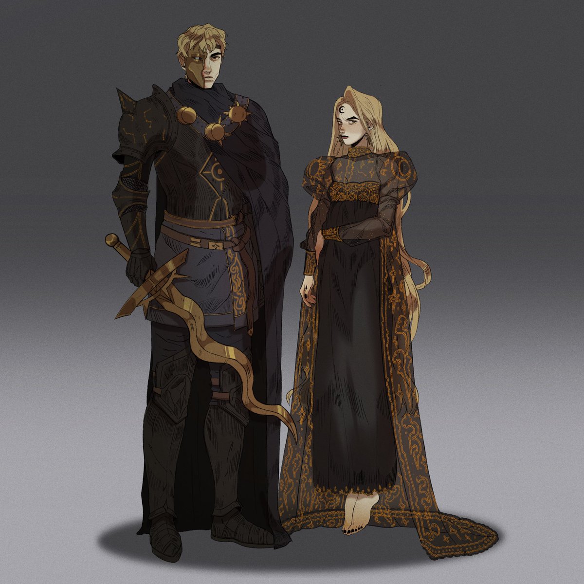 Lucrèce and Lucian, my new ocs for a little story I have in mind🥀

#ocs