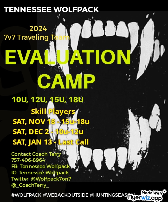 TNAlphaPack's tweet photo. Let's gooooooo!!!!! @wolfpack7on7 https://t.co/WtT8672PM7