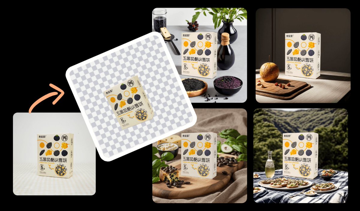 AIVERSE_me's tweet photo. ✨New function on AIVERSE
😎Do you want to make your products more attractive? Use AI product model to turn ordinary product photo into excellent poster! https://t.co/uAmmgm4WMf