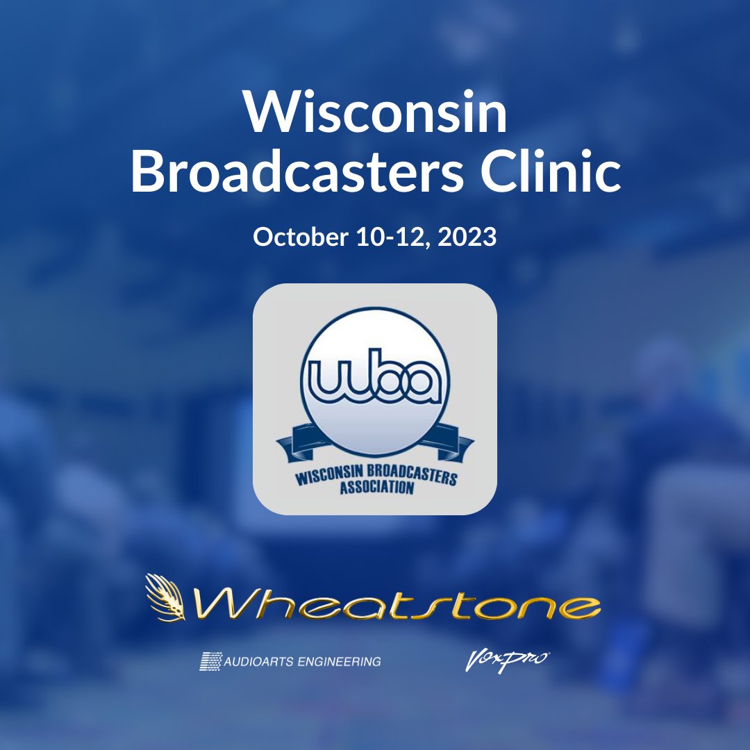 Wheatstone_Corp's tweet image. Hello, Madison! Look for the next big thing in #AoIP, look for the Wheatstone sign at the #WBA Broadcasters Clinic. See you there.