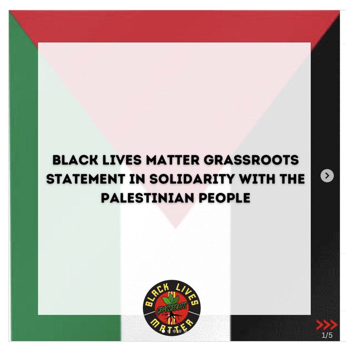 charliekirk11's tweet photo. BLM issues an statement in solidarity with the Palestinian people. 

Are you paying attention yet? https://t.co/W75pjUn2LW