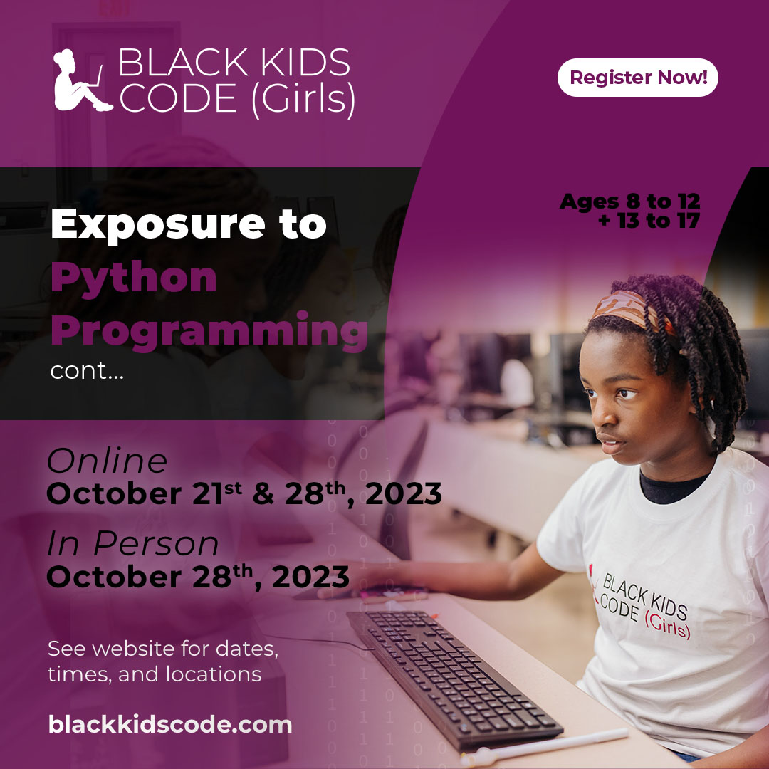 Black Kids Code (Girls) tweet media