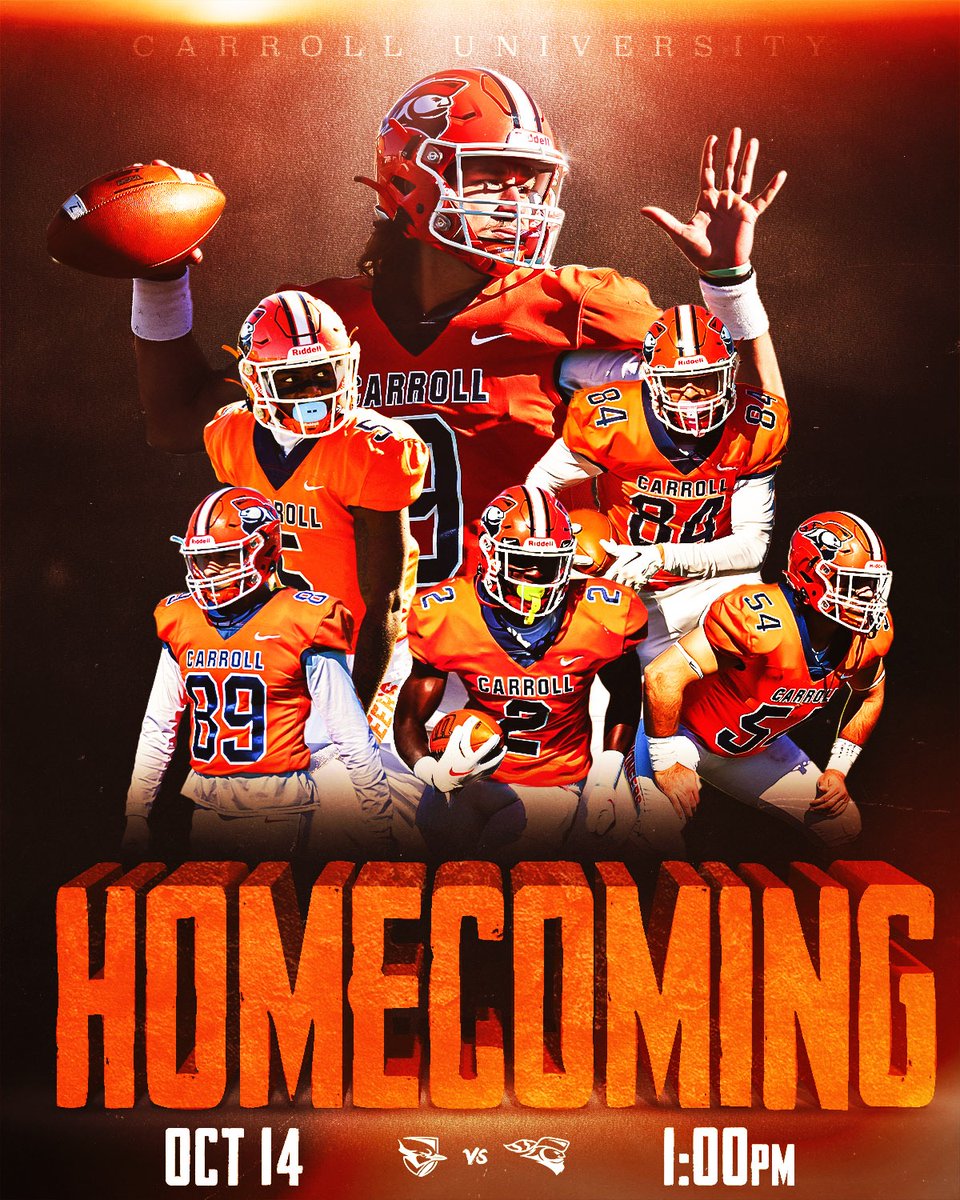 It's Homecoming Week here <a href="/carrollu/">Carroll University</a>. Special atmosphere, exciting gameday experience!!! Class of 2024d don't miss out. Contact <a href="/CoachHolleyCU/">Garren Holley</a> to sign up for a gameday visit. #Family #Forward