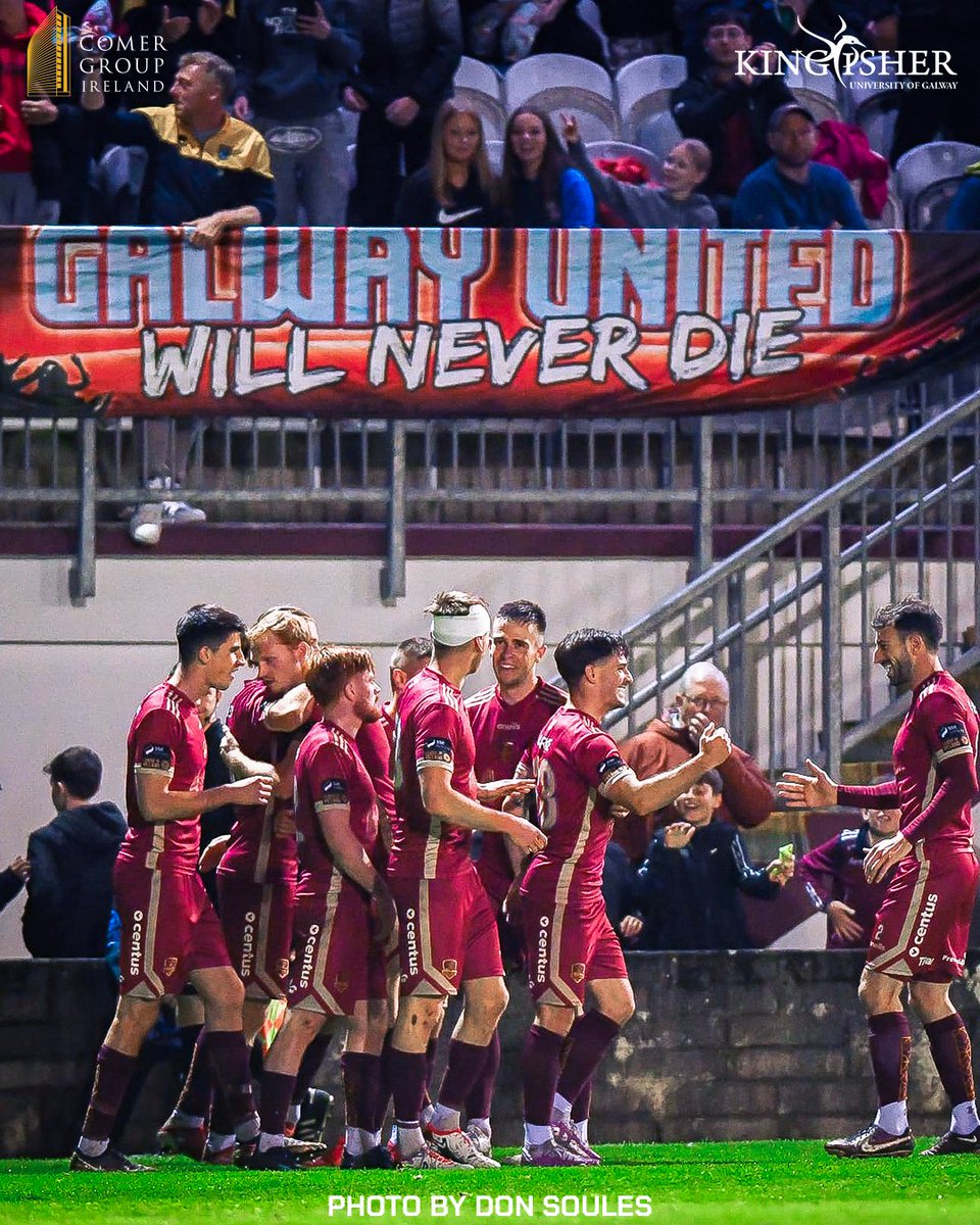 GalwayUnitedFC's tweet image. There&apos;s less than 3️⃣ hours until Kick Off at Eamonn Deacy Park, are you ready?⏳

MATCH TICKETS 🎟: galwayunitedfc.ie/match-tickets

#ItsATribalThing | Match Partner: Kingfisher Gym