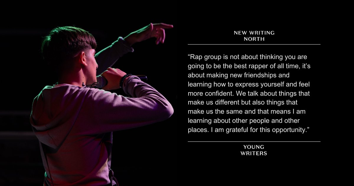 Our programmes support young people's mental health and wellbeing by providing a space for creativity, community & self expression. We're proud to hear stories like this one from a member of our Young Rappers group, supported by @Kavlifondet 🎤💫 #WorldMentalHealthDay