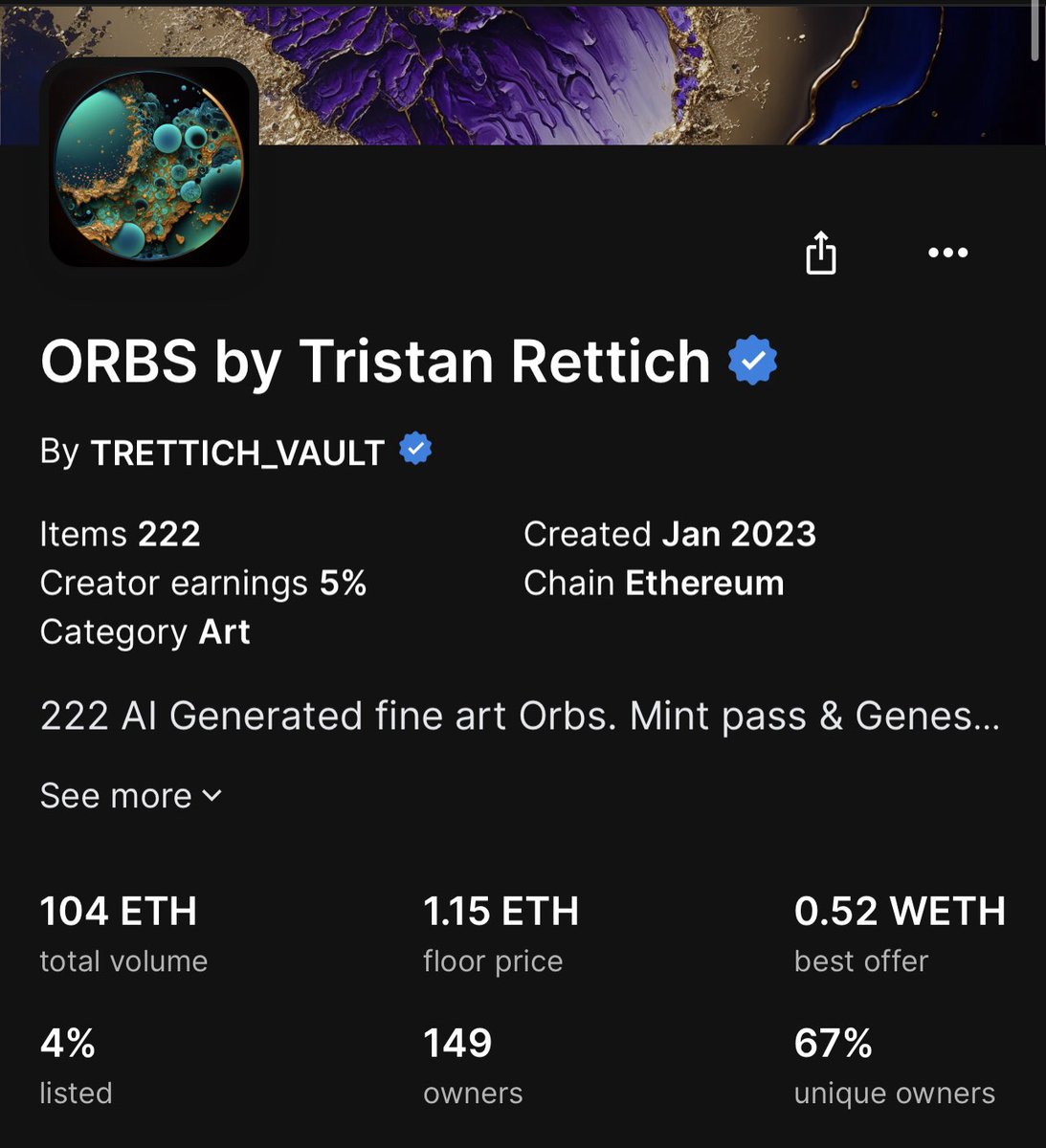 Nftsturge's tweet image. The work by @Pixeldreams_art is unreal.  Orbs are something else.  Only 9 listed in collection.  Ready to 🚀🚀🚀 #Orbs #Grid #Construct #Deconstruct