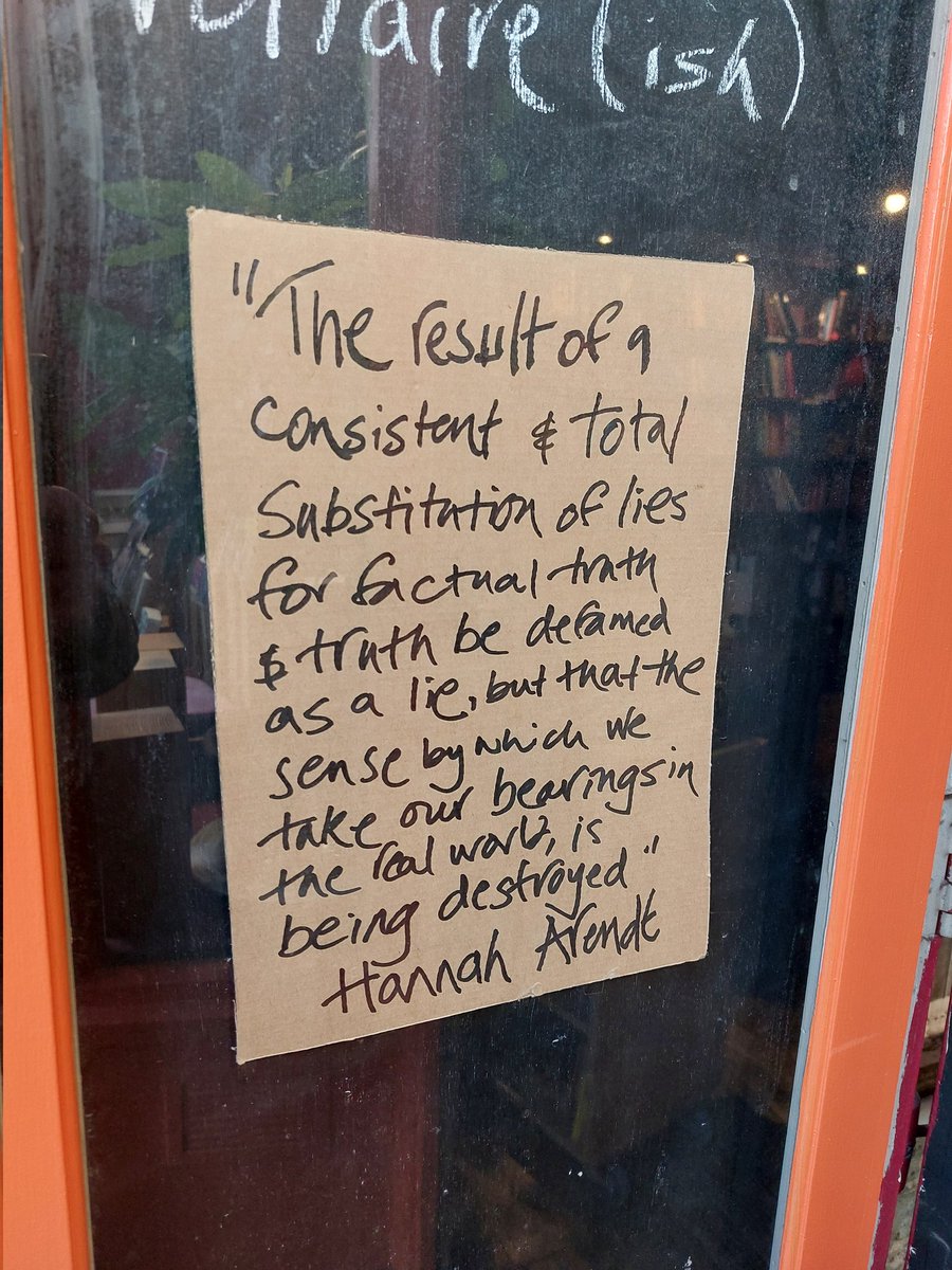 <a href="/Samantharhill/">Samantha Rose Hill</a> Spotted at the entrance of <a href="/CalderBookshop/">Calder Bookshop & Theatre</a>, London