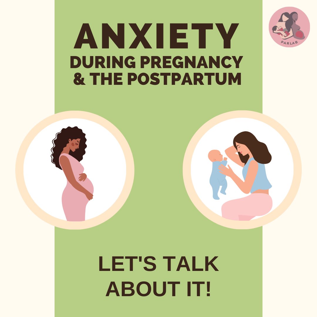 Today is World Mental Health Day and we are so excited to share our NEW infographic on Anxiety in Pregnancy &amp; the Postpartum! We encourage you to share this with anyone who may benefit from this resource. Head over to our website for the full version: parlab.med.ubc.ca/infographic-on…