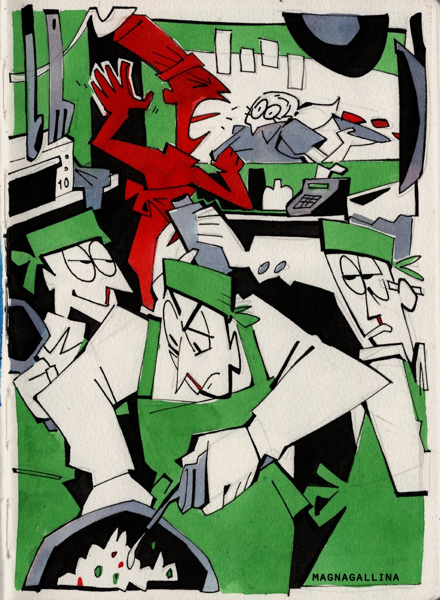 Worktober day 8 to 10
It guy, nurse, cooks