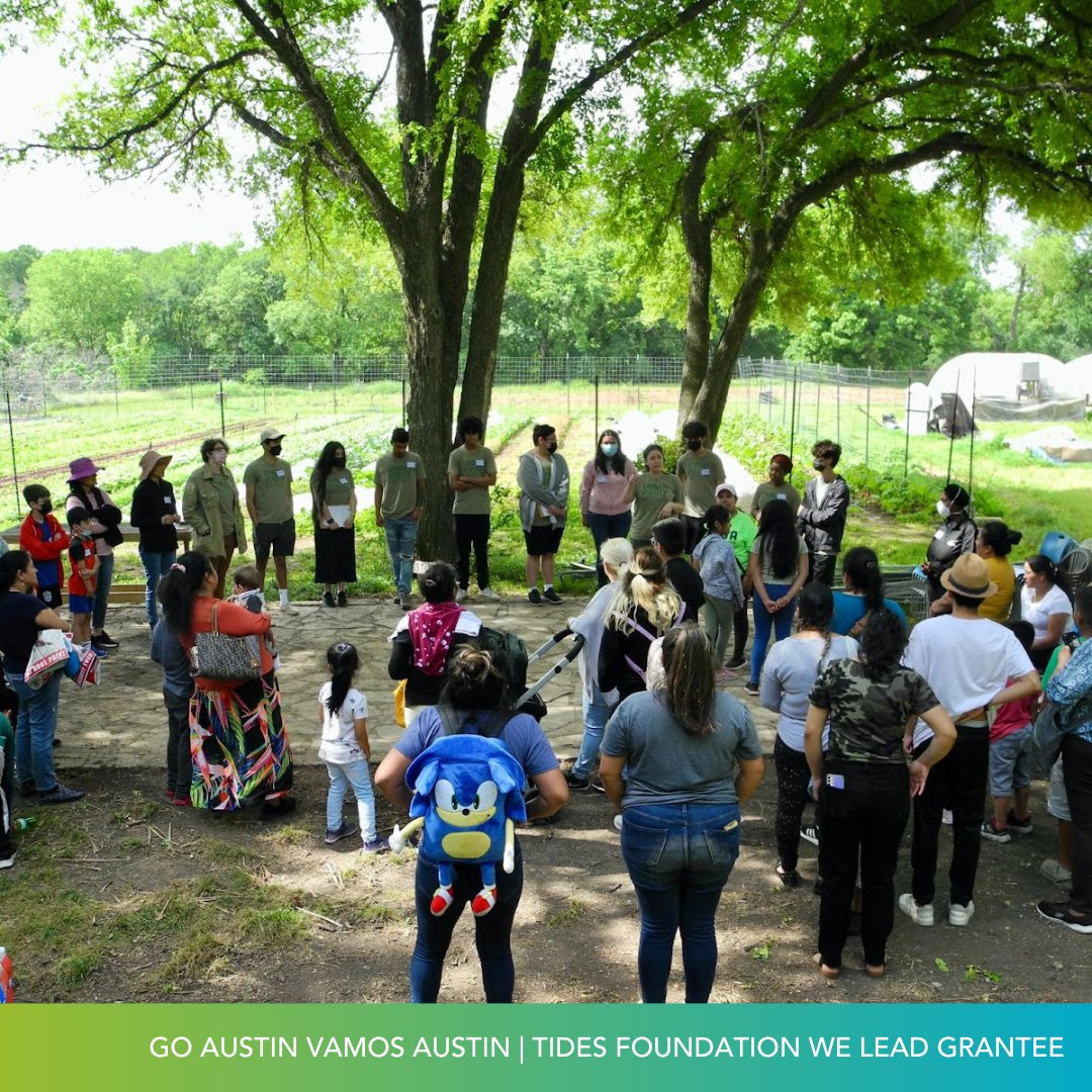 'We envision a future in which ZIP codes no longer serve as predictors of health outcomes.' —Tides Foundation WE LEAD grantee @GoAustinVamos Learn more about WE LEAD: tides.org/we-lead/