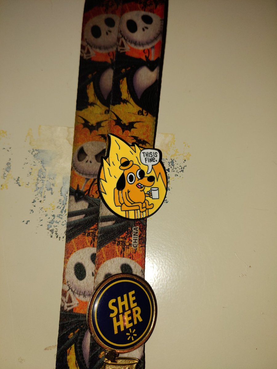 what_3v3r's tweet photo. @HansomeHoosier I feel that way every day. Found a pin and had to add it to my lanyard https://t.co/YHQmM7FfbS