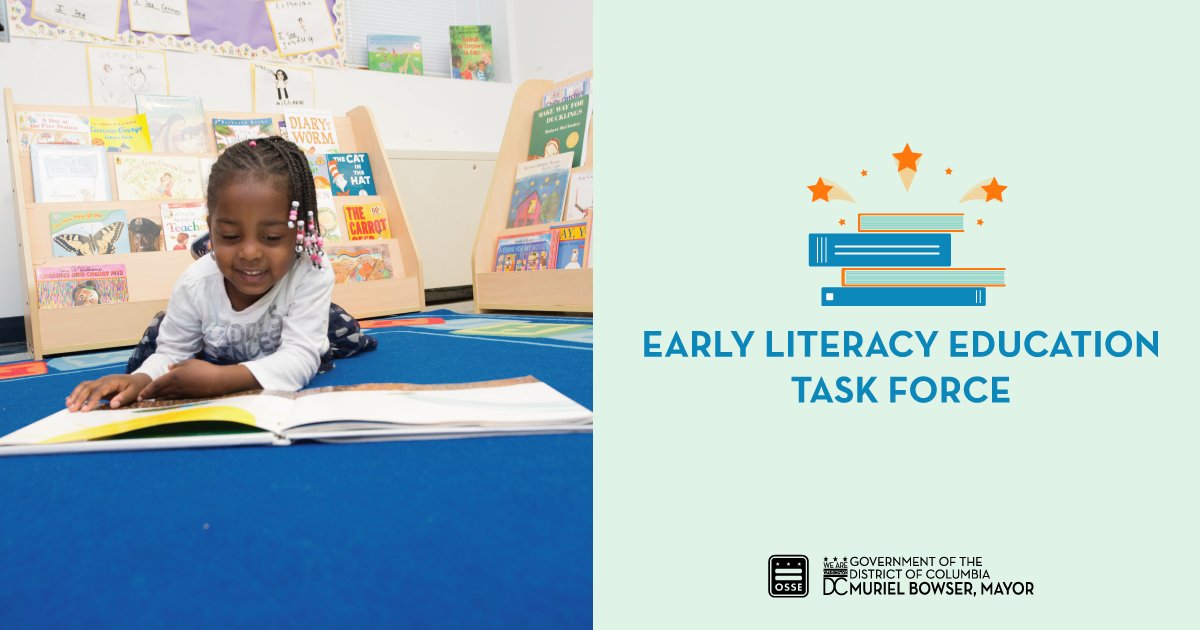 OSSEDC's tweet photo. “This Early Literacy Task Force report lays the groundwork for improving literacy instruction for all DC public and public charter school students for years to come. Thank you to the task force members who have championed this work.” ~ @DCSuptGrant #LiteracyDC https://t.co/KQ1XxHJ2xf