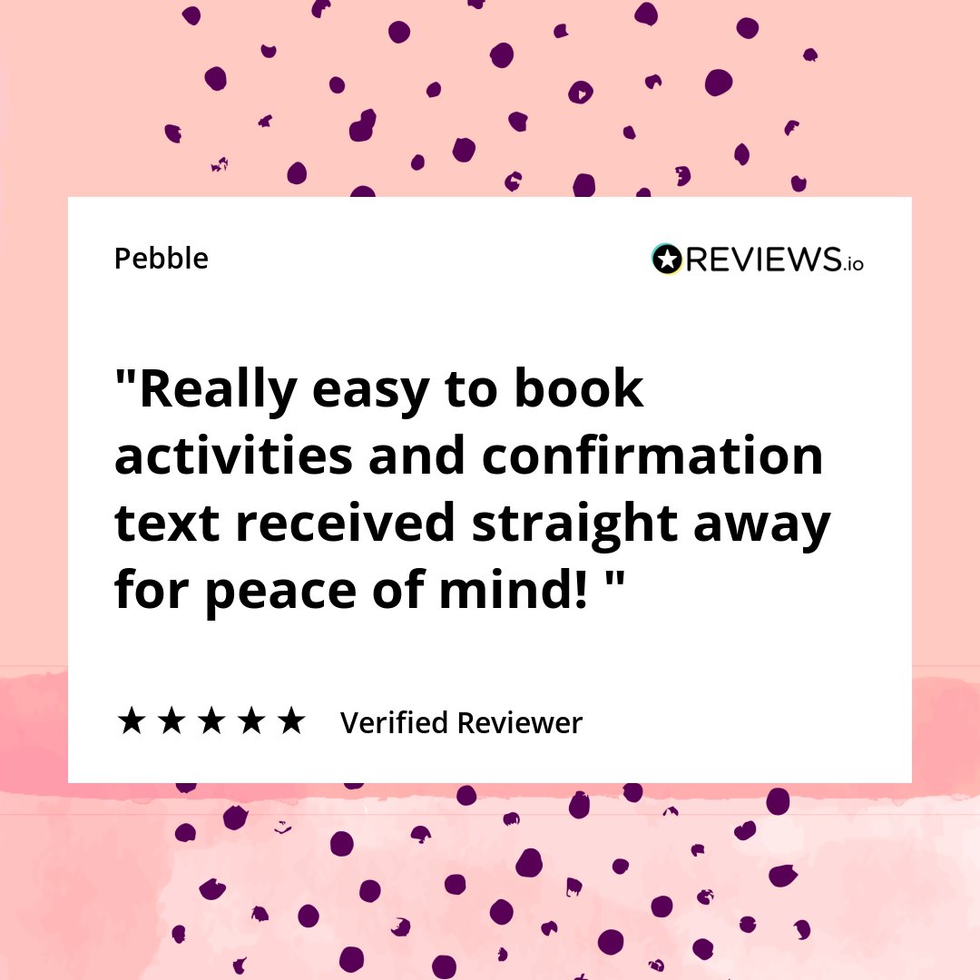 Bookpebbleuk's tweet photo. The reviews are flooding in for the wonderful activities on our website! Here are a few from the last couple of weeks.

To find something amazing near you, head to https://t.co/y6iyzH4jah https://t.co/fd3XXnEzuO