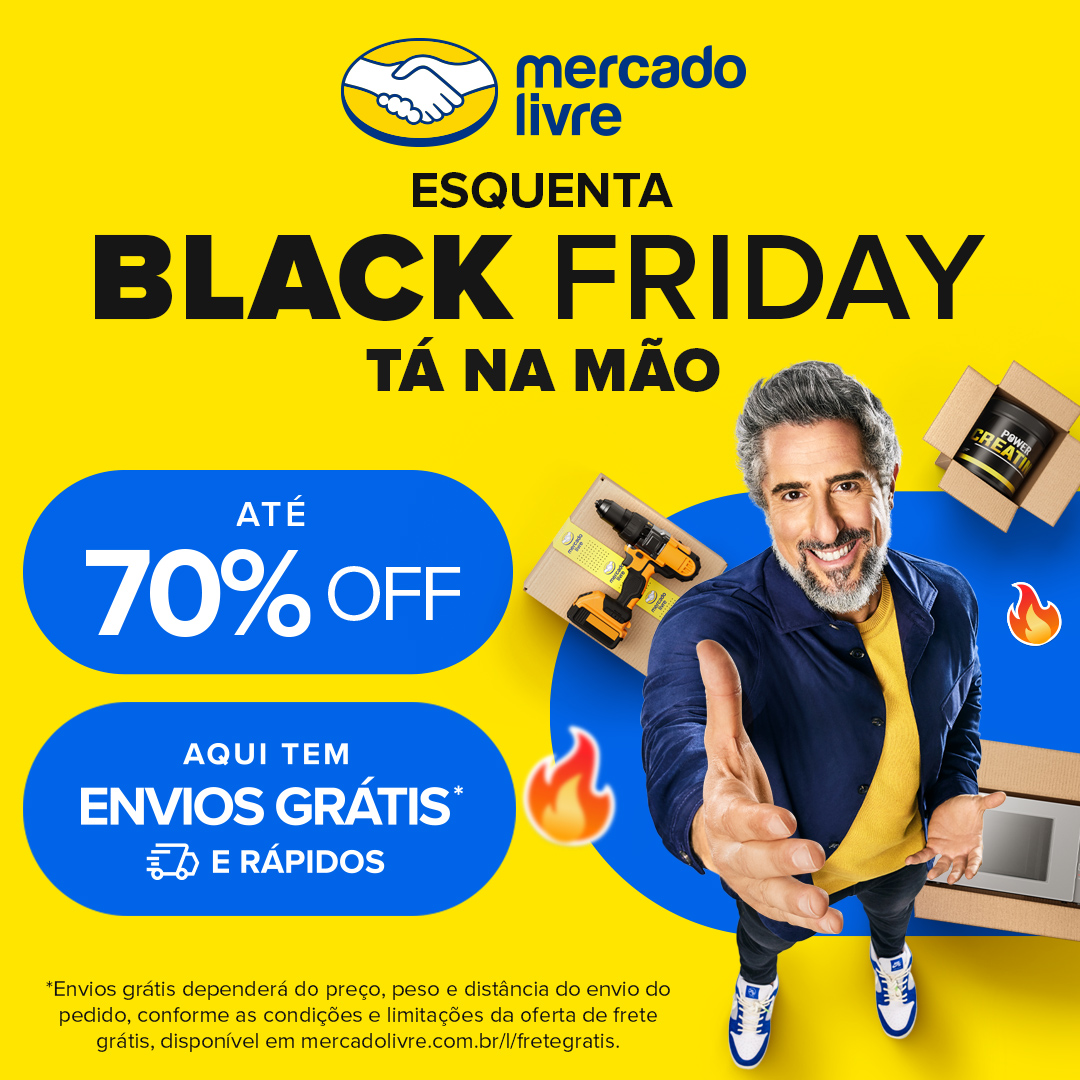 Última semana de ofertas Plantão Black Friday no Mercado Livre