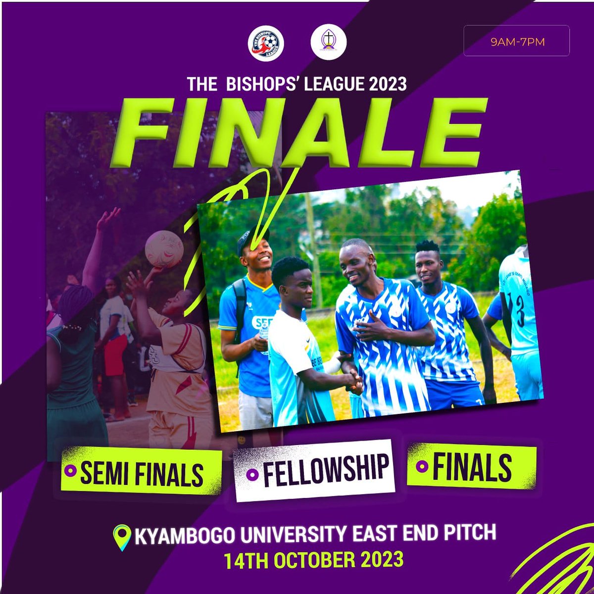 RevMusinguzi's tweet photo. "🙏 Join us on Jan 14, 2023, 4:00pm for the Bishops' League Finals at Kyambogo University Grounds - East End! Diocese of Kampala invites all churches to cheer for our finalists. Let's unite in faith! 🏆🙌 #BishopsLeagueFinals #UnityInFaith" https://t.co/e5z7k4D4TM