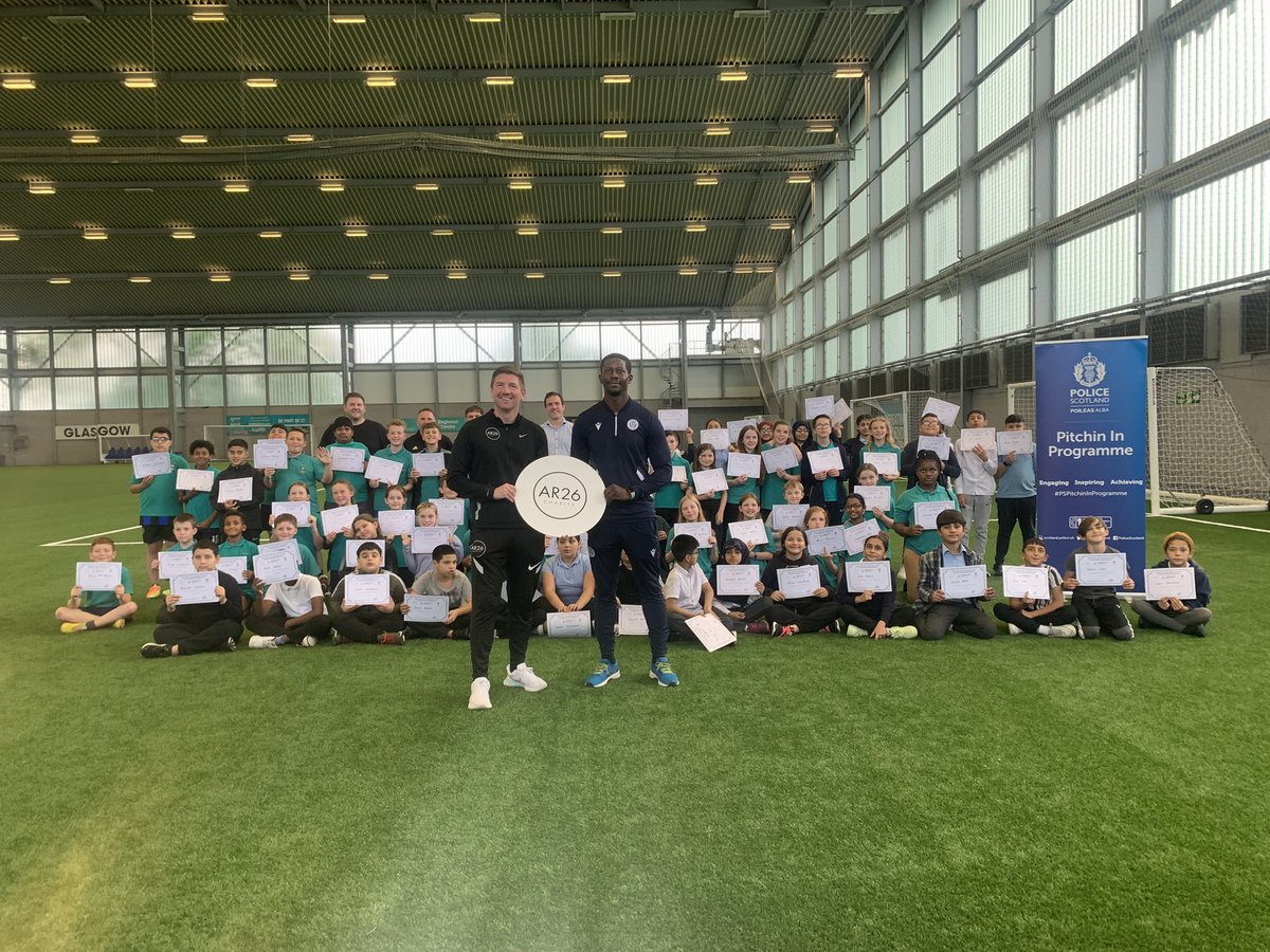 ar26charity's tweet photo. Delighted to be part of a partnership pilot event #HealthyHolyrood on #worldmentalhealthday working with @queensparkfc Foundation and #pspitchininprogramme educating and engaging local pupils on key topics
#creatingchances #channelingchange https://t.co/PMElt7Gkwc